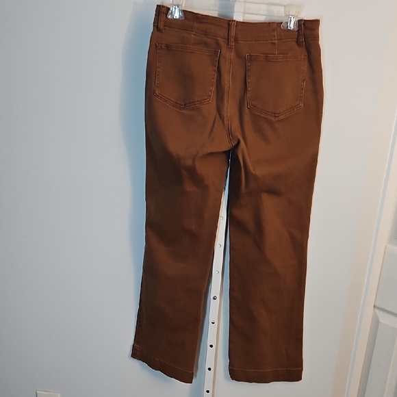 Flamingals Women’s Carpenter Style Pants – Size M – Brown – Utility Front Pocket - Picture 4 of 9